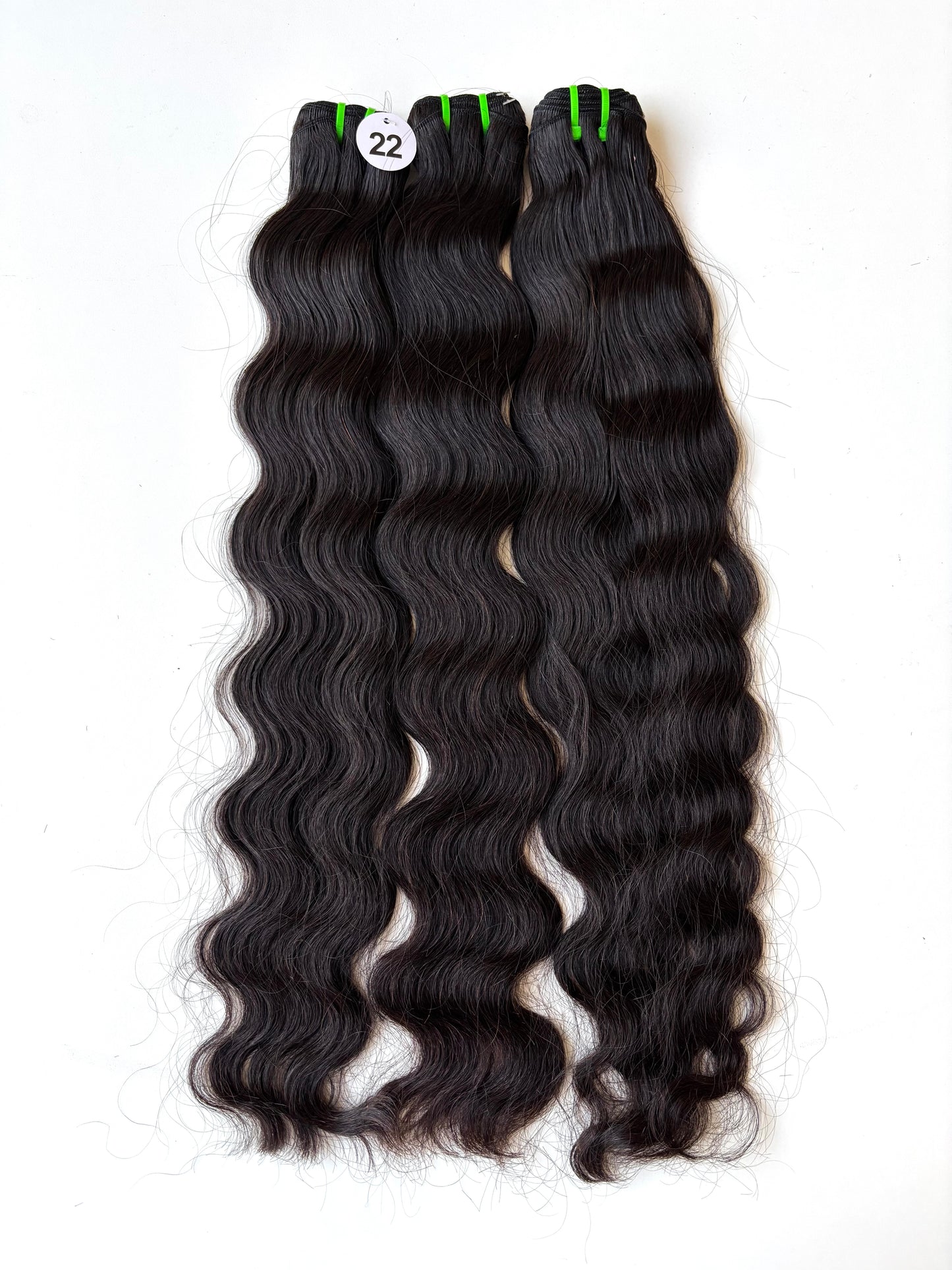 Raw Cambodian Hair Double Drawn Natural Wavy 3 Bundles
